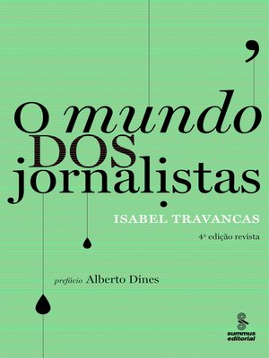 cover image of O mundo dos jornalistas